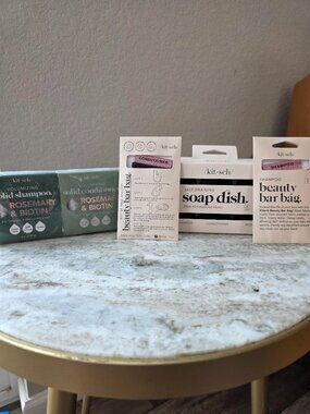 Kitsch Solid Haircare Bundle | Volumizing Shampoo, Conditioner & Accessories NEW